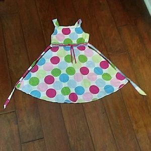 Bonnie Jean size 8 polka dot dress